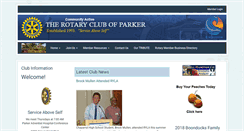 Desktop Screenshot of parkerrotary.org